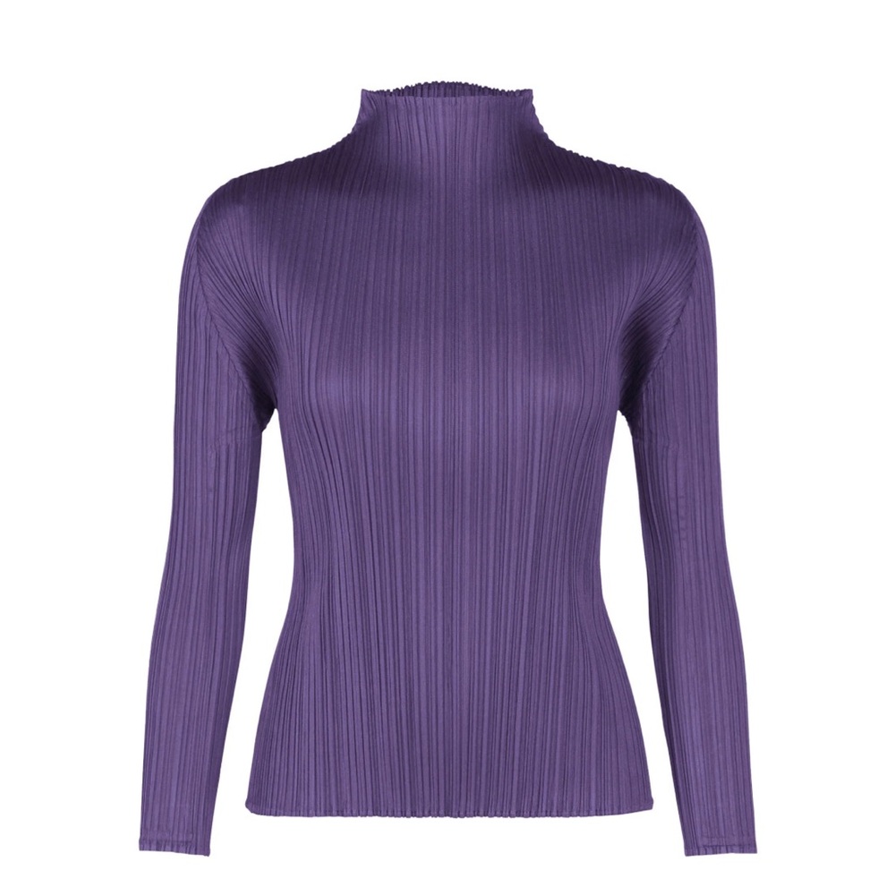 Issey Miyake Purple Long Sleeve Top